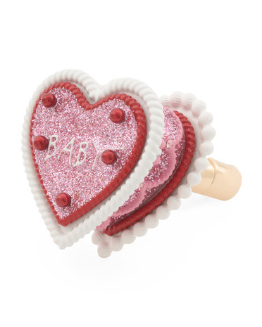Heart Cake Adjustable Ring | TJ Maxx