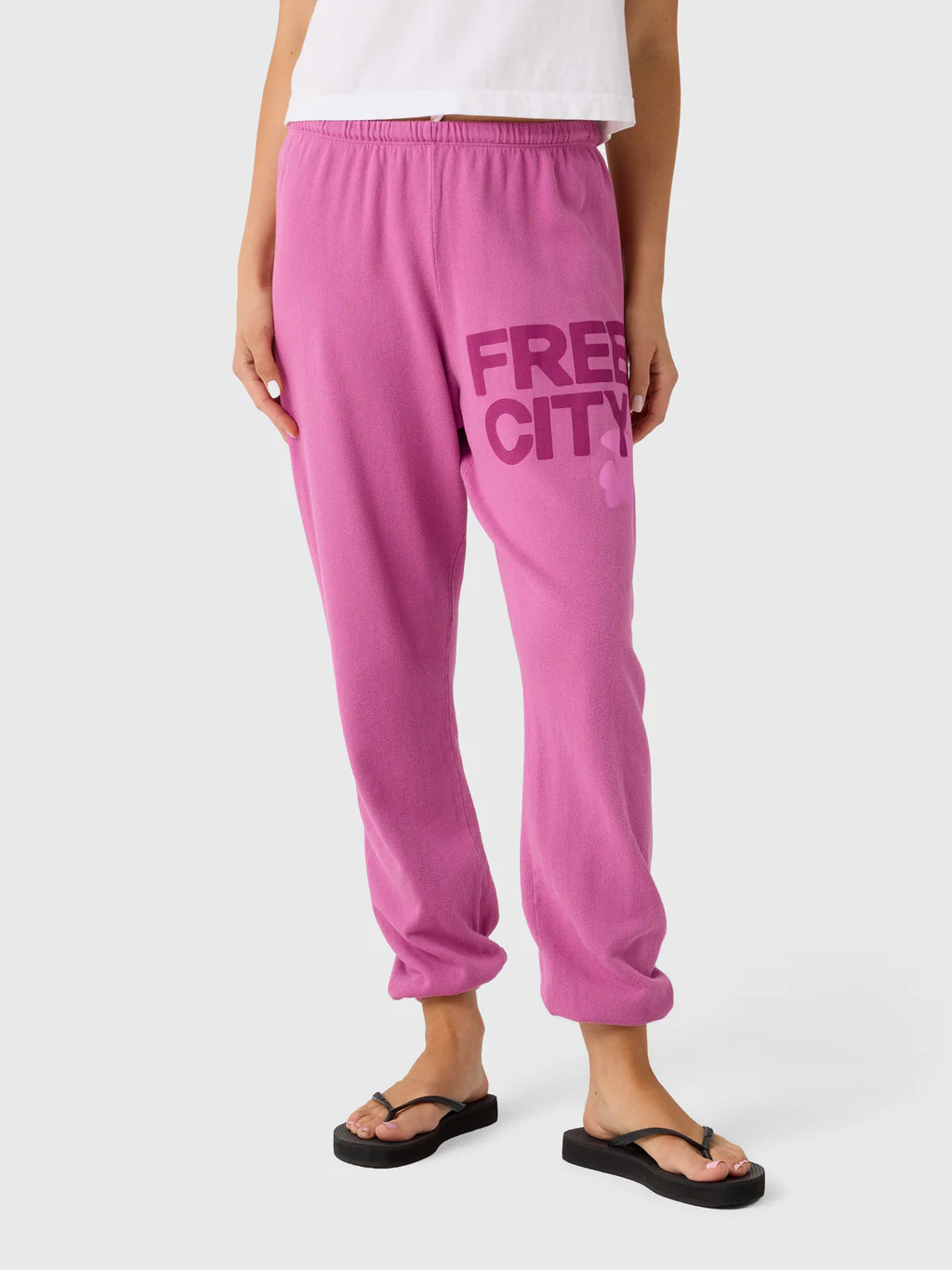 FREE CITY Women's Large Logo Sweatpant | Saint Bernard