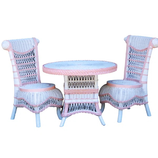 Glick Kids 3 Piece Solid Wood and Chair Set | Wayfair North America