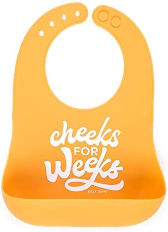 Amazon.com: Bella Tunno Wonder Bib - Adjustable Silicone Baby Bibs for Girls & Boys, Durable and ... | Amazon (US)