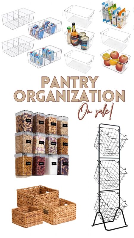 Pantry organization items on sale 

#LTKsalealert #LTKfamily #LTKhome