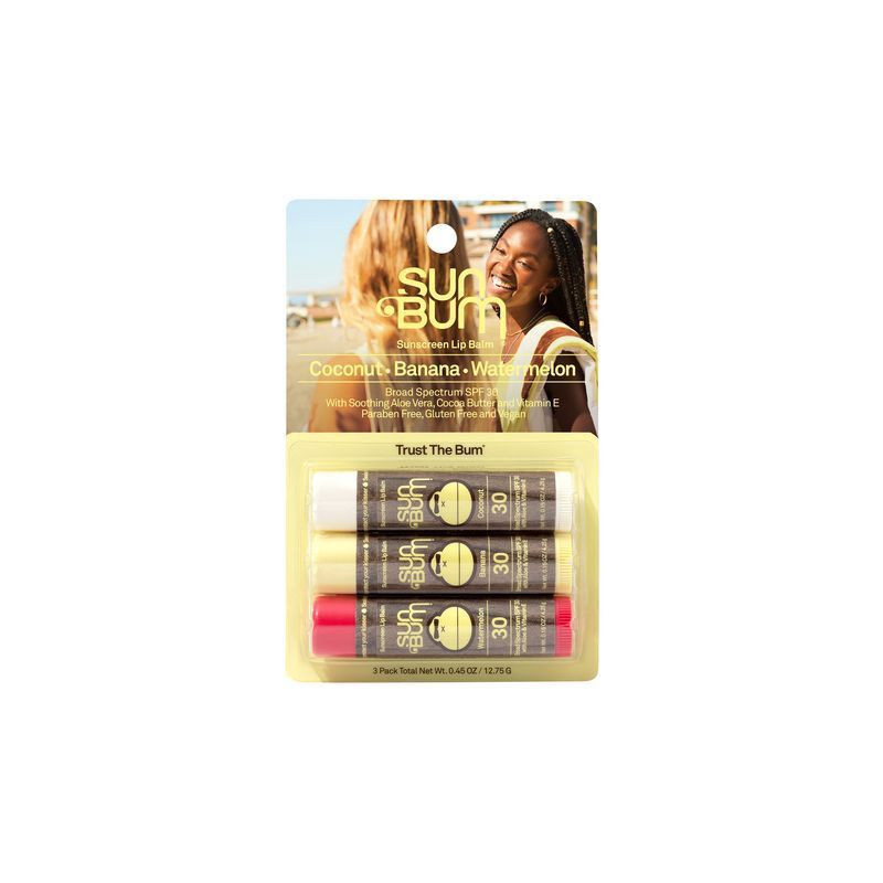Sun Bum Lip Balm - SPF 30 - 3ct/0.15oz | Target