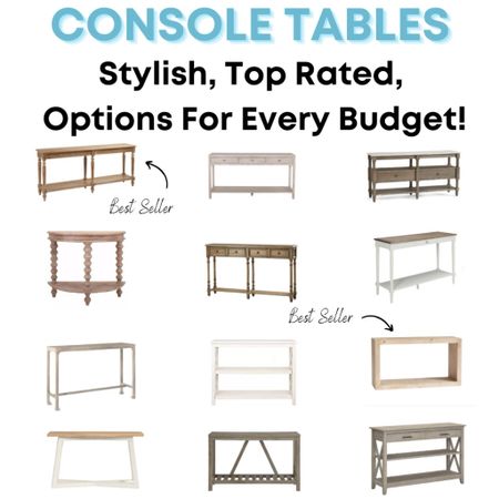 Console table round up! Including console table dupes & console tables under $300!

Foyer table, wood console table, coastal console table, sofa table, hallway table, console table with drawers, console table with shelves, farmhouse console table, best console table, white console table, gray console table, grey console table

#LTKSaleAlert #LTKHome #LTKU
