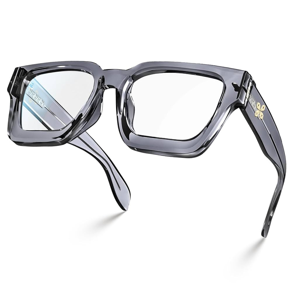 VISOONE Blue Light Blocking Glasses with TR90 Rectangle Frame and Chic Preppy Look for Women Men ... | Amazon (US)
