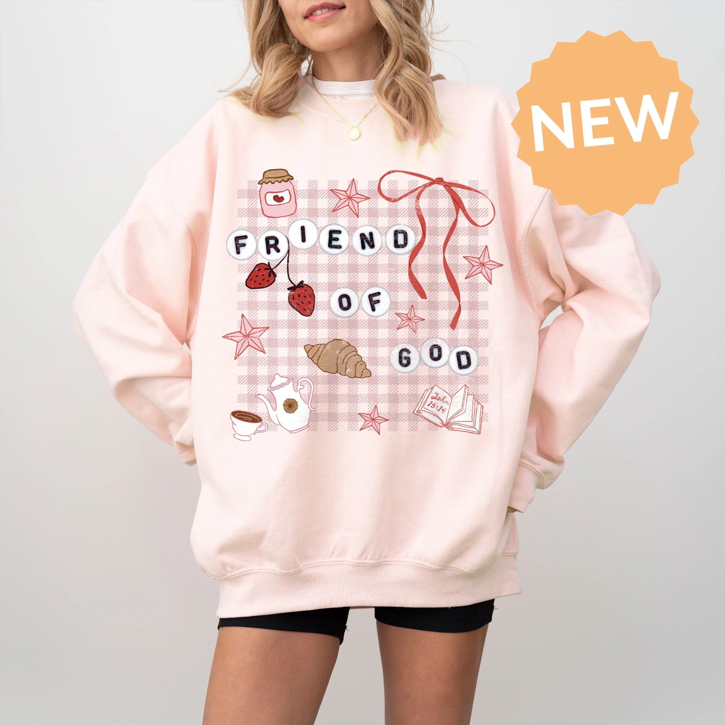 Friend of God Crewneck Sweatshirt | Gods Love Overcomes