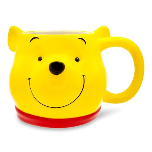 Winnie the Pooh Disney 3D Sculpted Ceramic Mug | Large Coffee Cup For Tea, Espresso, Cocoa | Holds 20 Ounces | Amazon (US)