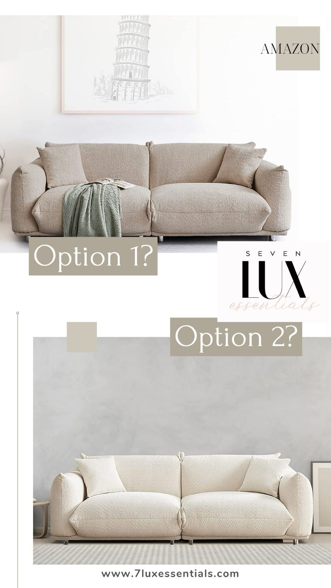 Amazon finds that redefine comfort and style – because every home deserves a cozy centerpiece. Unwind in sophistication with these chic couches. 🛋️✨ #AmazonCouchComfort #CozyHomeStyle #AmazonCouch #CozySeating #ComfortableLiving #SofaStyle #HomeFurniture #AmazonHomeDecor #LivingRoomEssentials #ComfyCouch #HomeStyle #AffordableLuxury #ChicLiving #FurnitureFinds #HomeInteriors #AmazonFurniture #CouchGoals

#LTKfamily #LTKhome #LTKkids