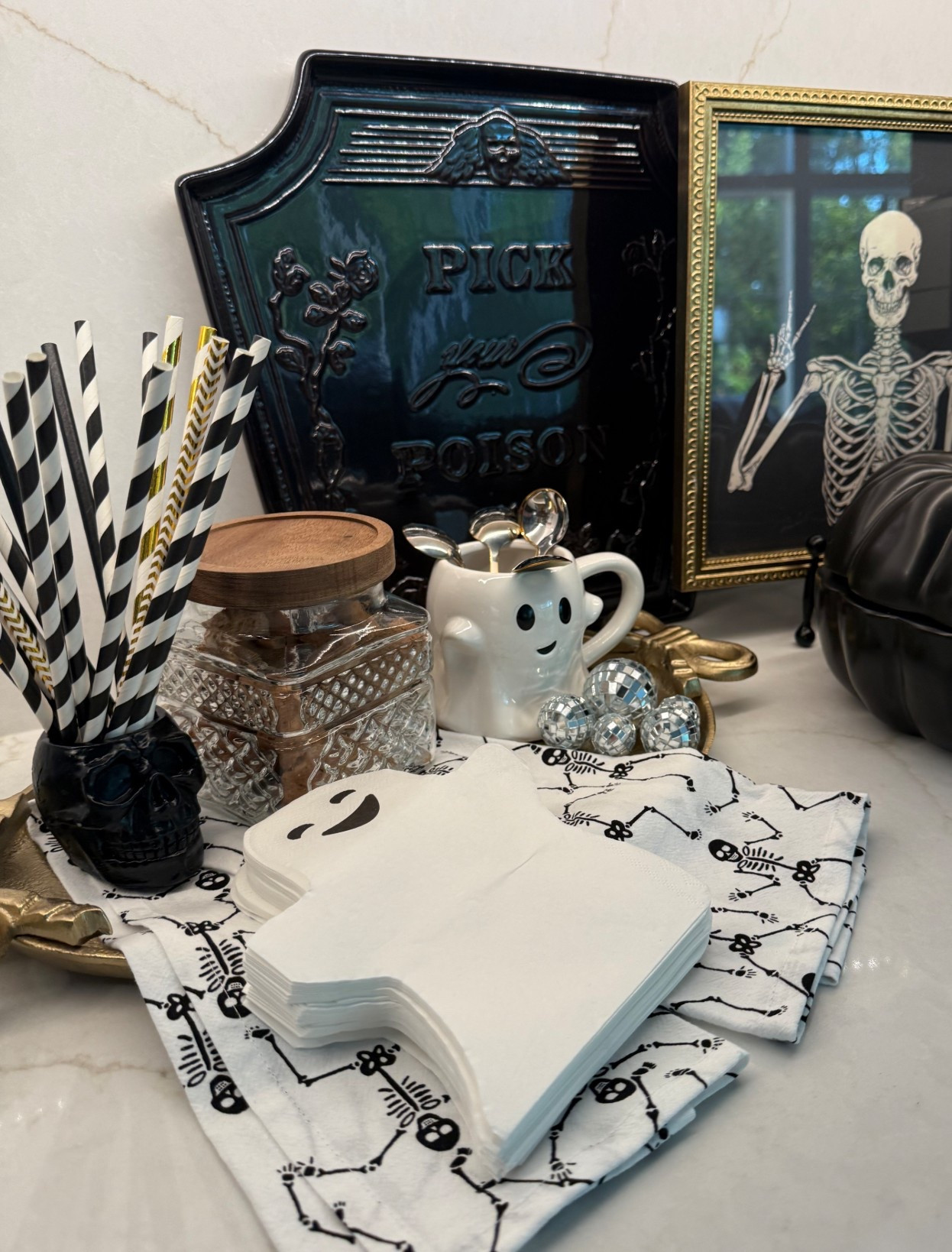 Pick your poison Halloween decor tray! Halloween coffee bar! 

#LTKSeasonal #LTKHome #LTKHalloween