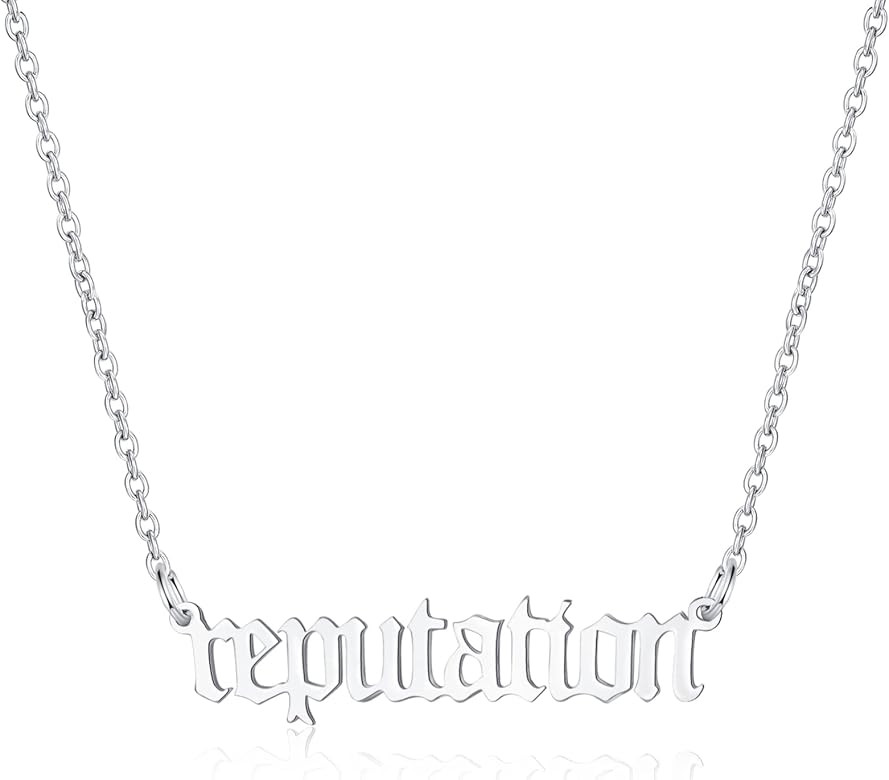 Holy rose Reputation Necklace Fearless Necklace Speak Now Necklace Music Lover Gift Singer Gifts ... | Amazon (US)