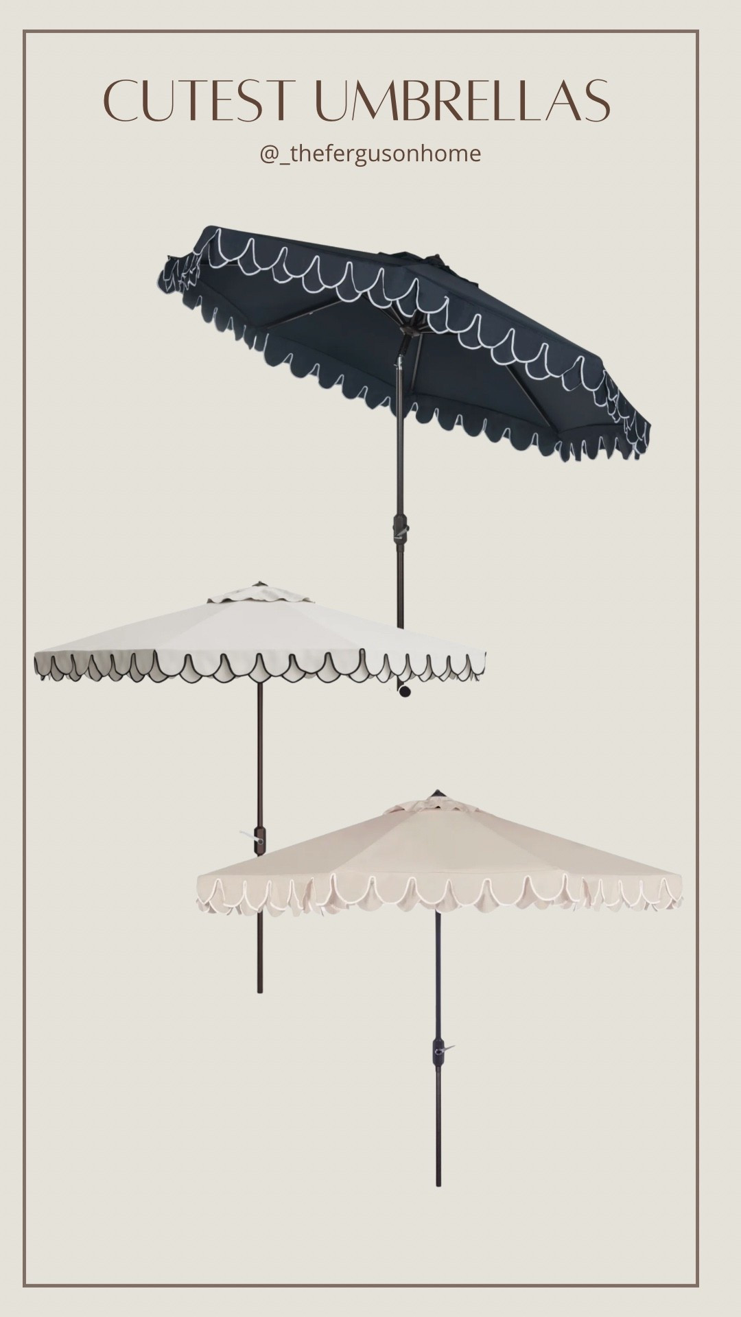 The cutest pool umbrellas! 🤍 

#LTKHome #LTKSeasonal