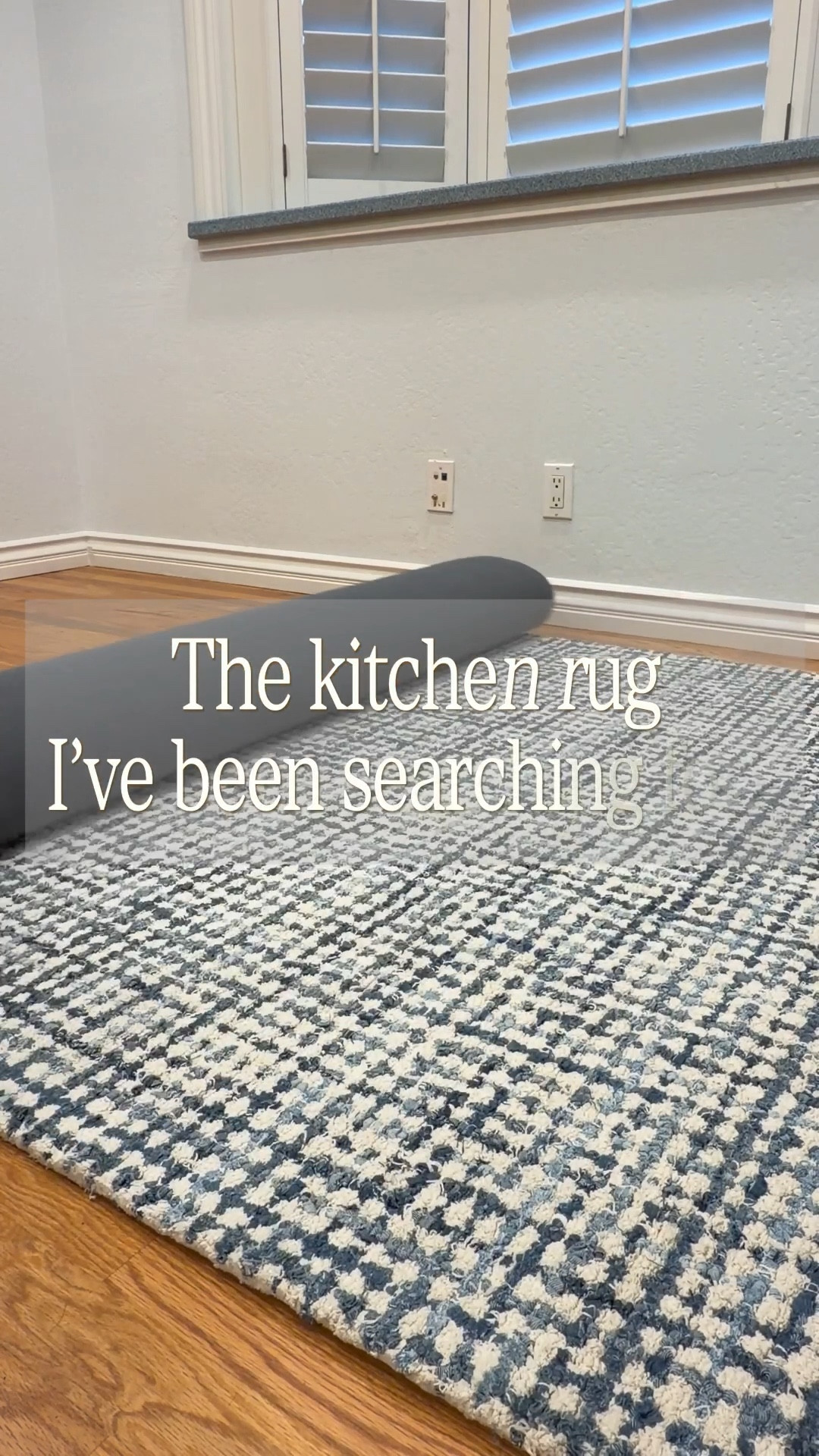 The kitchen rug I’ve been hunting for!
 This hand-tufted denim blue plaid area rug from Ballard Designs instantly warmed up the space and tied everything together. Soft, thick, and perfect for any room. 

Linking all the details for you!
 Tap the photo to shop the exact rug and related finds.

🏠 Follow for more real-life décor, home finds and organizing ideas for a home that’s pretty, not perfect! 💫

#LTKSaleAlert #LTKHome