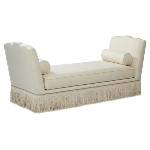 Cheshire Daybed, Cream Linen | One Kings Lane