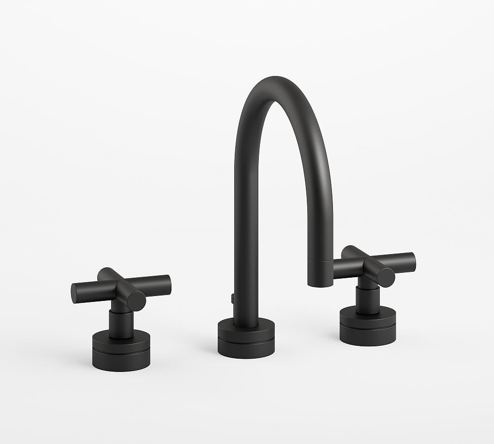 Hewitt Cross Handle Widespread Bathroom Sink Faucet | Pottery Barn (US)
