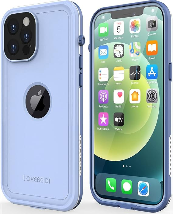 LOVE BEIDI Design for iPhone 12 Pro Max case Waterproof 6.7'', Full Body Shockproof Phone Case fo... | Amazon (US)