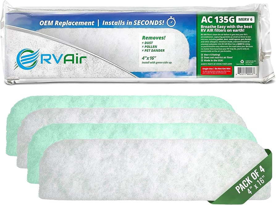 AC Filter - Air Conditioner Replacement Filters - RV Air Cleaner - Camper Accessories for Travel ... | Amazon (US)
