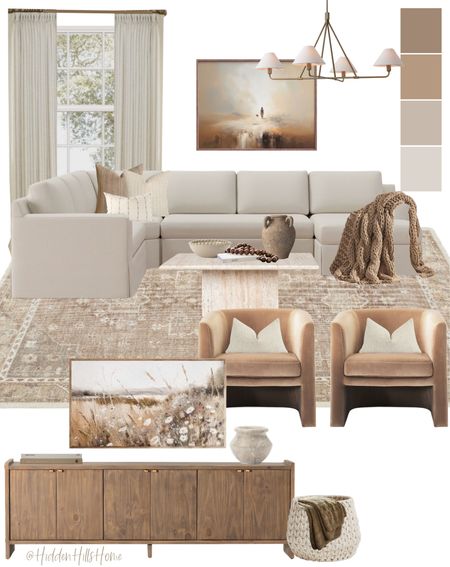 Living room decor mood board, living room sectional sofa, home decor, living room designs, accent chairs, family room #livingroom

#LTKhome #LTKsalealert #LTKstyletip