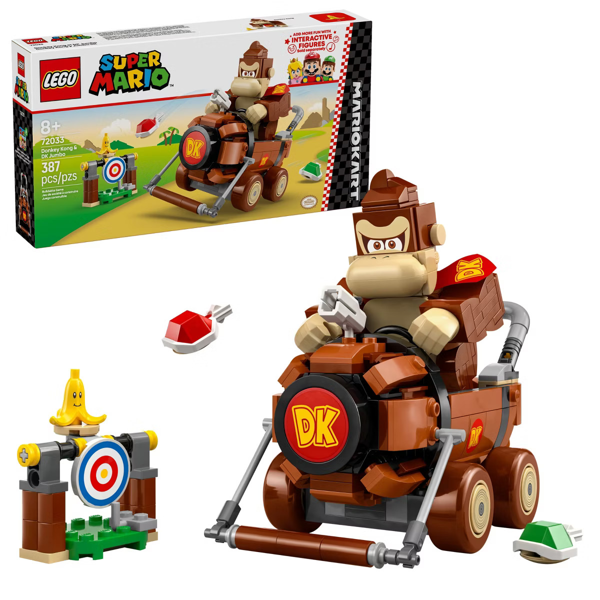 LEGO Super Mario Kart Donkey Kong & DK Jumbo Building Toy 72033 | Target