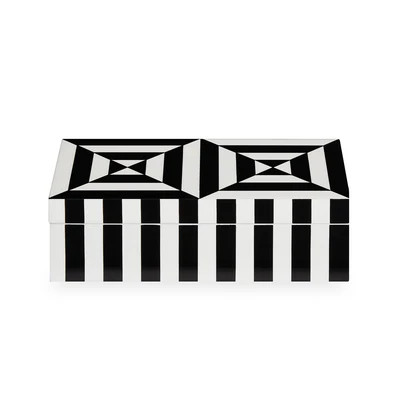 Small Op Art Lacquer Box | Jonathan Adler US
