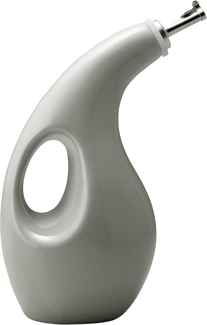 Rachael Ray Solid Glaze Ceramics EVOO Olive Oil Bottle Dispenser with Spout - 24 Ounce , Gray | Amazon (US)