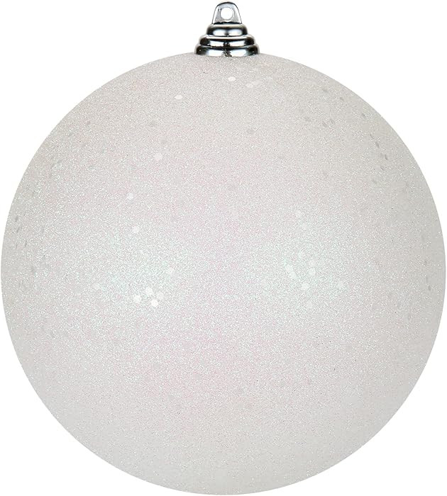 Christmas Ornaments Balls 7.1" Large Christmas Decorations Xmas Tree Shatterproof Big White Chris... | Amazon (US)