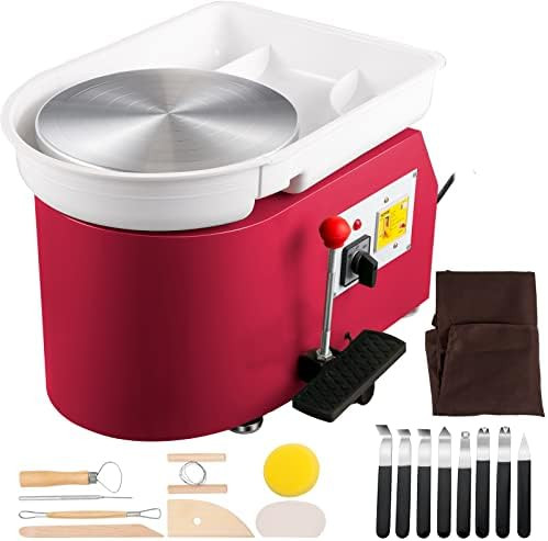 VEVOR Pottery Wheel 28cm Pottery Forming Machine 350W Electric Pottery Wheel with Adjustable Feet... | Amazon (US)