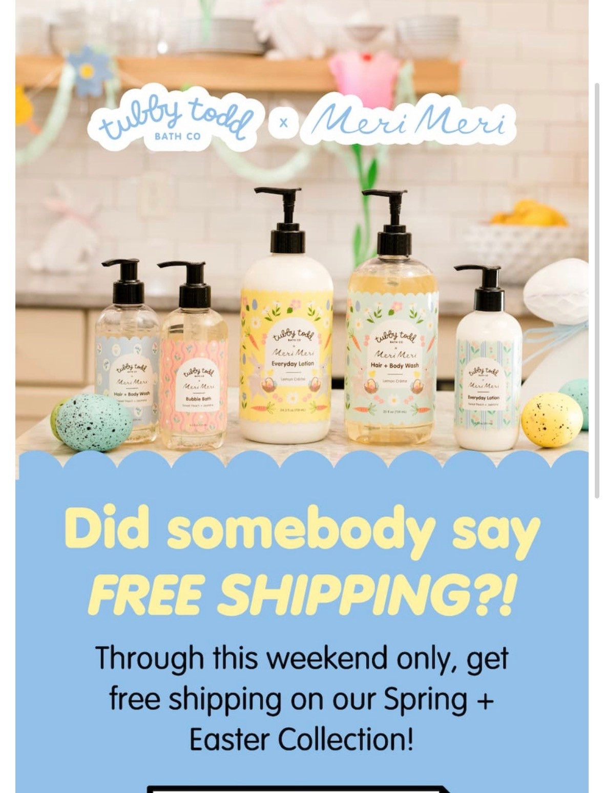 Free shipping on tubby Todd’s Easter and spring collection! 

We love tubby Todd products so much. These are perfect scents for your littles Easter basket! 



#LTKBaby #LTKmomlife #LTKKids