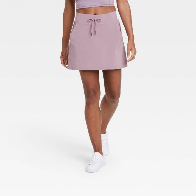Women&#39;s Stretch Woven Skorts - All in Motion&#8482; Absolute Mauve XS | Target