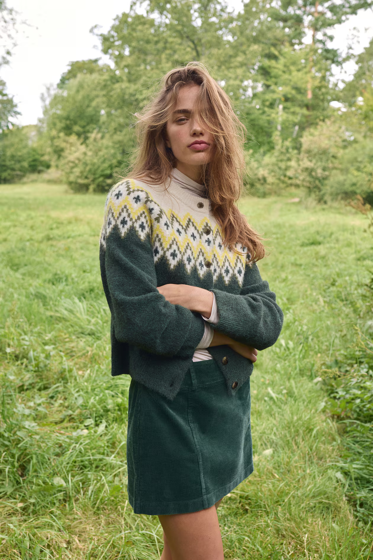 Jacquard-knit cardigan | H&M (UK, MY, IN, SG, PH, TW, HK)