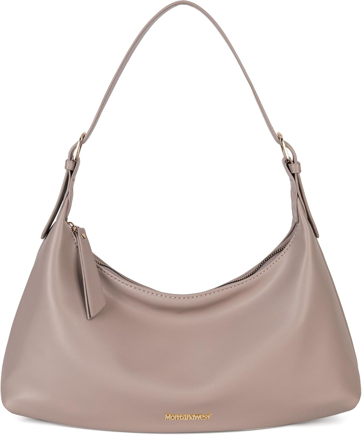 Montana West MEDIUM Shoulder Purses for Women Crescent Hobo Bags Trendy Purses | Amazon (US)