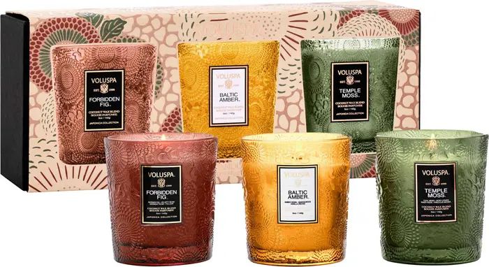 Fragrant Foliage Demi Candle Trio | Nordstrom