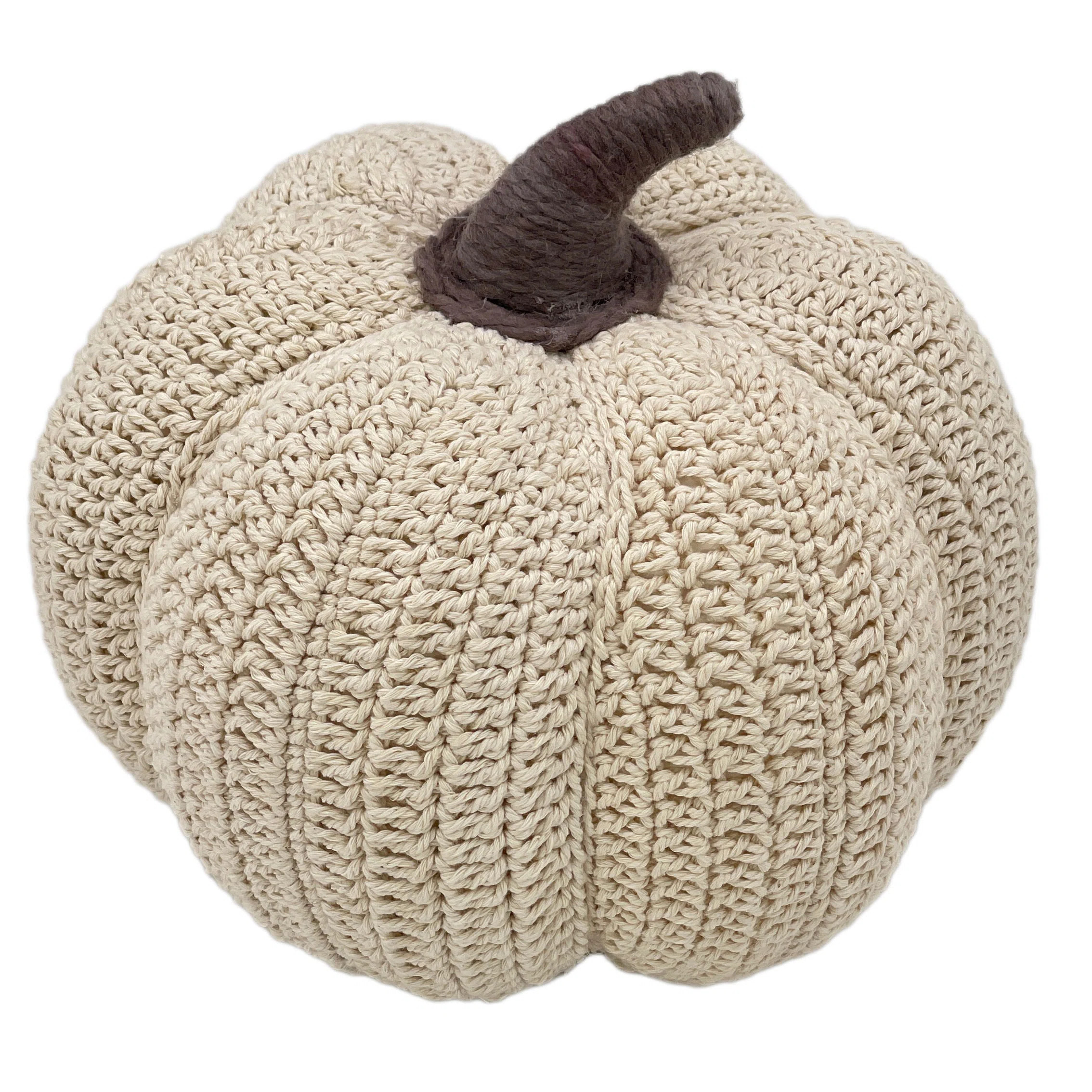 The Holiday Aisle® Knitted Fall Harvest Fabric Pumpkin Decor 8.27" | Wayfair | Wayfair North America