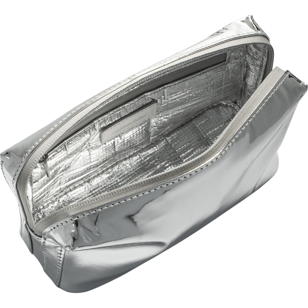 WELLinsulated Performance Beauty Bag in Silver at Nordstrom | Nordstrom