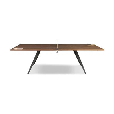 Ping Pong Table-Ebonized Oak Veneer | Wayfair North America