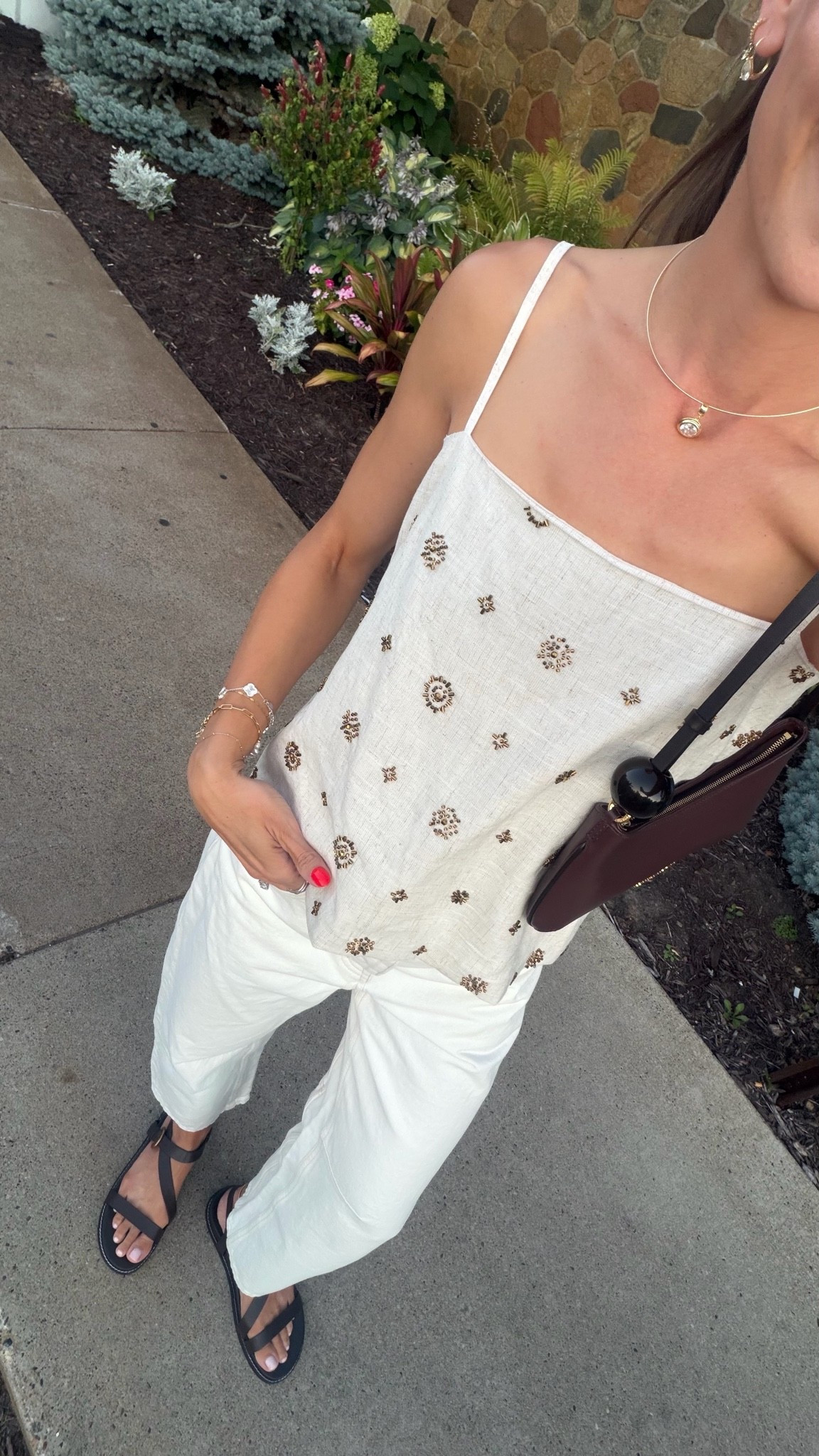 Summer night out outfit ✨ love the back of this top!! 
Top: true to size (S)
Jeans: true to size (26) 
Sandals: true to size, size up for half sizes

@12th Tribe @Boden (US)

#LTKootd #LTKSaleAlert #LTKSeasonal