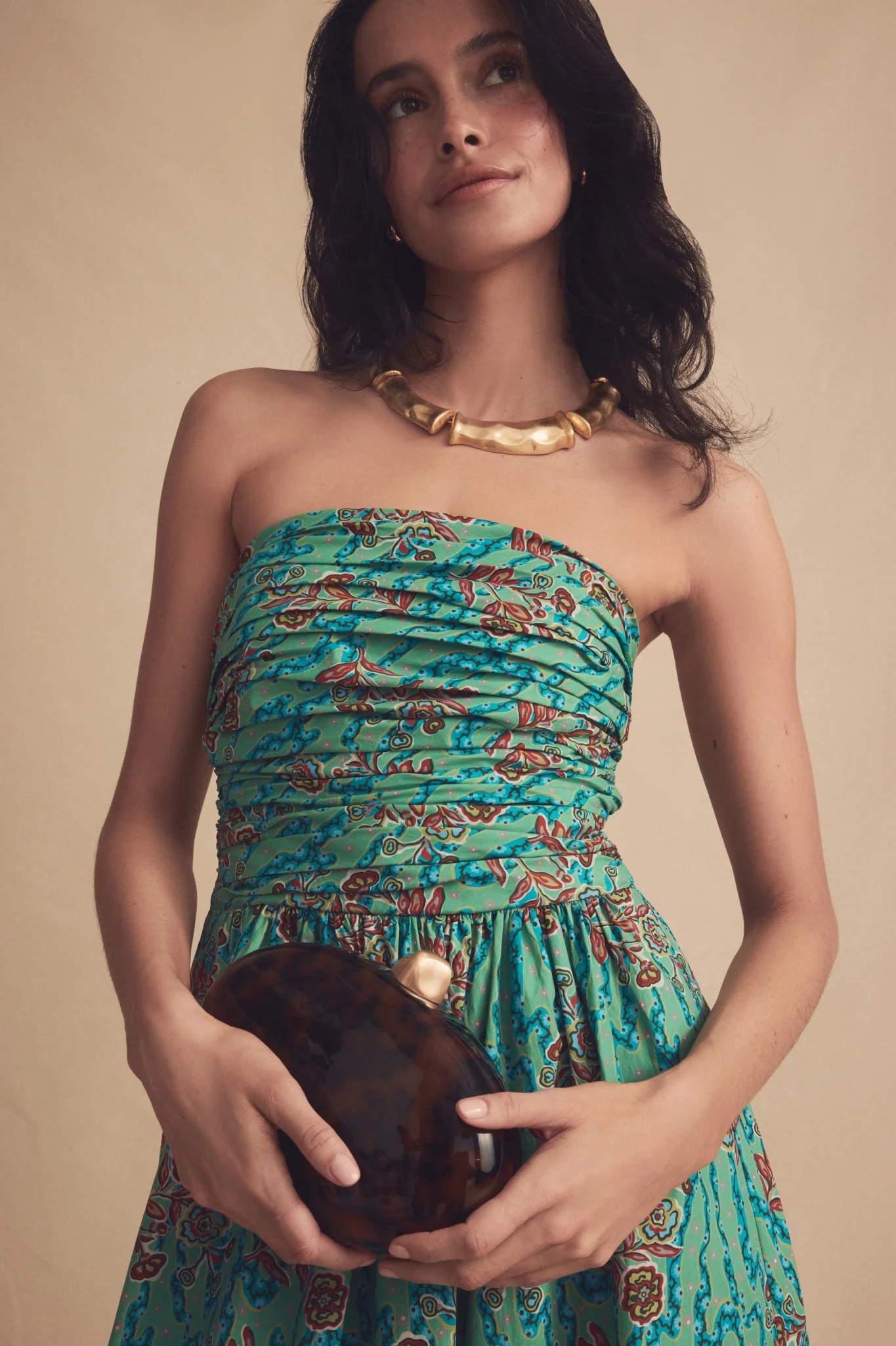 Caramel Tortoise Eviana Clutch | Tuckernuck (US)