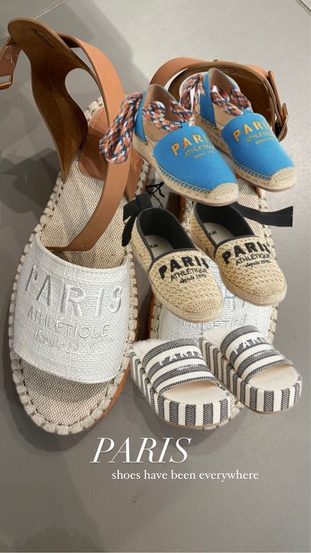 Paris sandals, Paris espadrilles sandals, slides, boat, shoes, preppy shoes, Steve Madden new sandals, Dior inspired Chanel inspired

#LTKeurope #LTKtravel #LTKshoecrush