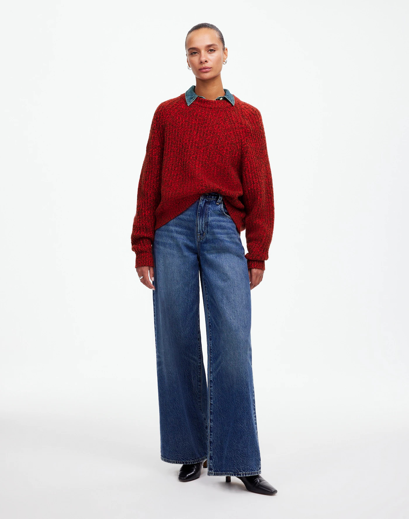 Ribbed Cotton-Blend Sweater | Madewell | Madewell