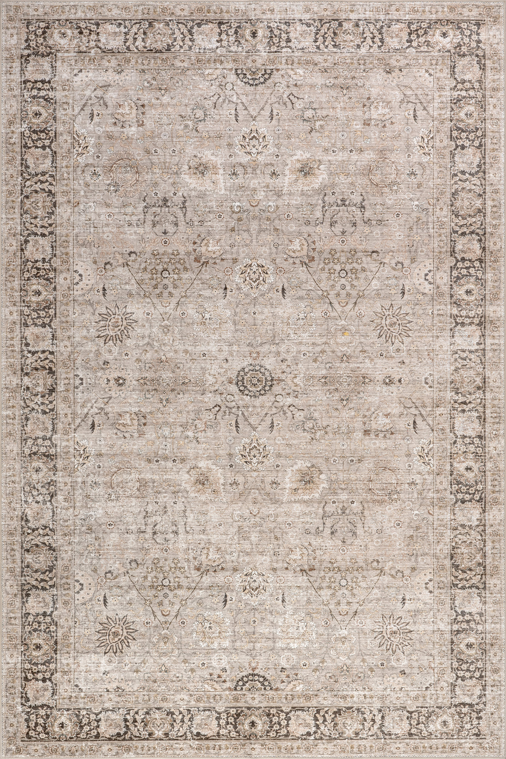 Bayberry Spill Proof Vintage Washable Rug | Rugs USA