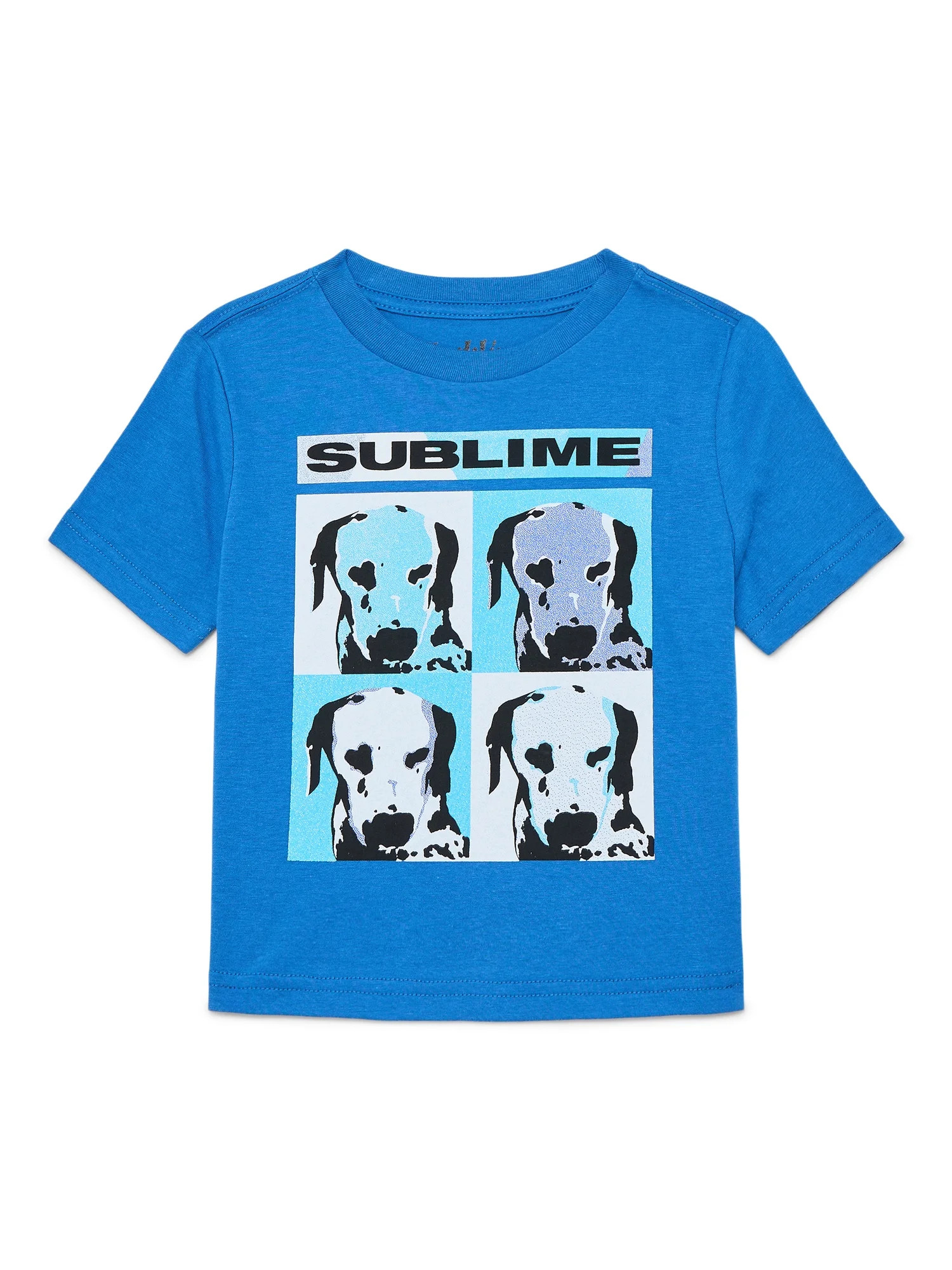 Sublime Dalmation Toddler Graphic Tee with Short Sleeves, Sizes 12M-5T | Walmart (US)