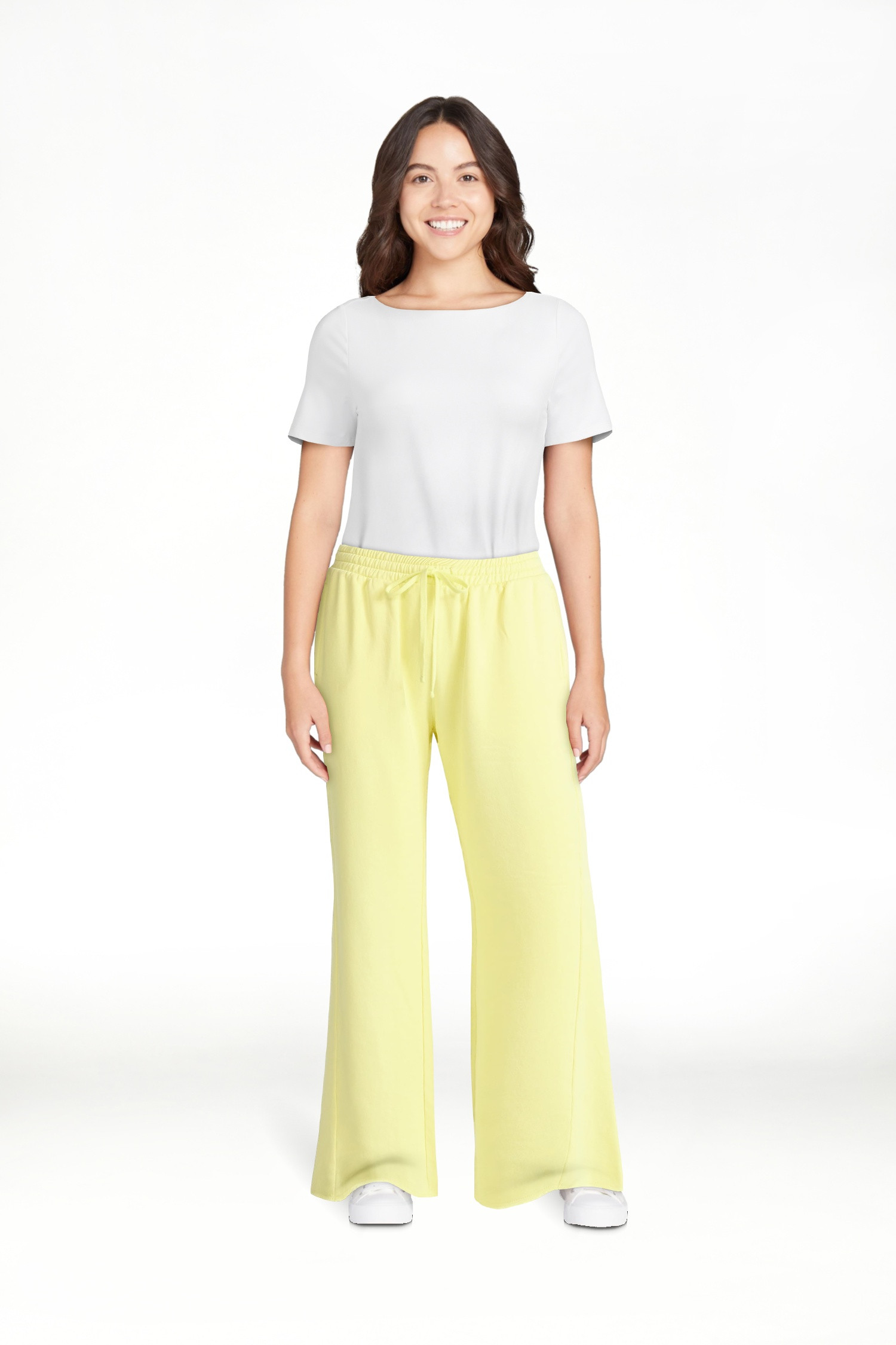 Scoop Women’s Mineral Washed Fleece Flare Leg Sweatpants, Sizes XS-XXL | Walmart (US)