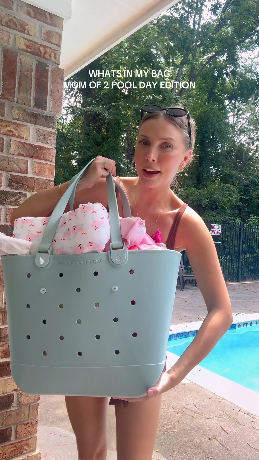 What’s in my bag for a day at the pool with my toddler + baby! Wearing a size M in my swimsuit dress!

#LTKKids #LTKBaby #LTKItBag