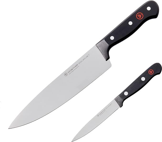 WÜSTHOF Gourmet 2-Piece Chef's Knife Set,Black | Amazon (US)