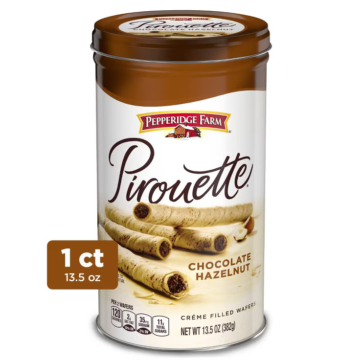 Pepperidge Farm Pirouette Chocolate Hazelnut Cookies - 13.5oz | Target