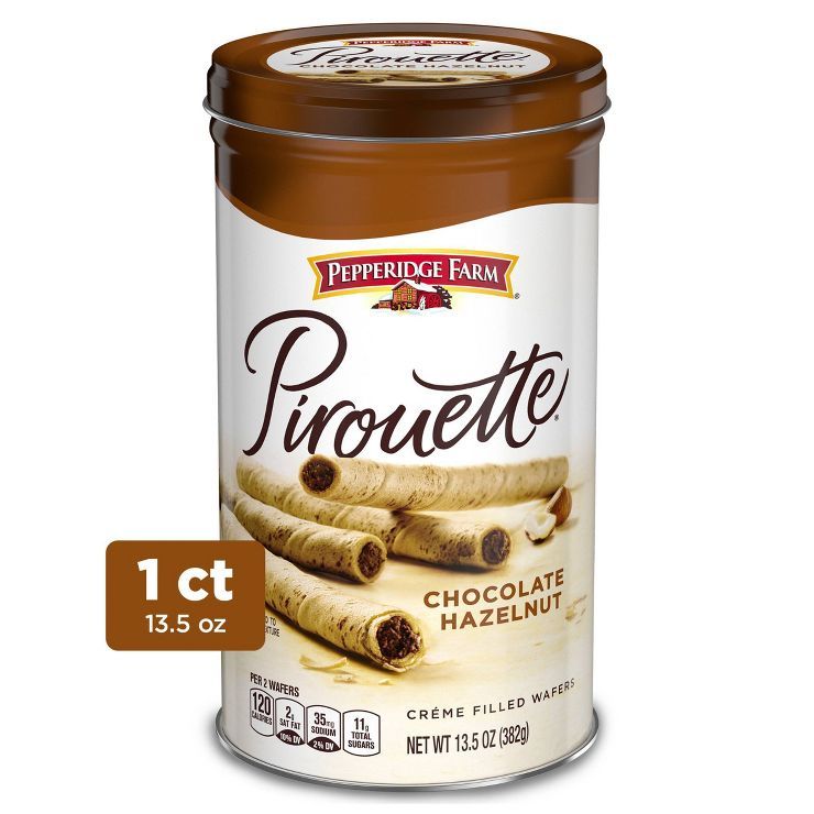 Pepperidge Farm Pirouette Chocolate Hazelnut Cookies - 13.5oz | Target