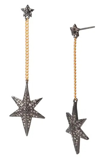 AllSaints Starburst Linear Drop Earrings | Nordstrom | Nordstrom