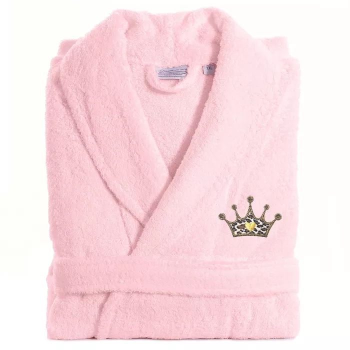 Terry Bathrobe with Cheetah Crown Embroidery - Linum Home Textiles | Target