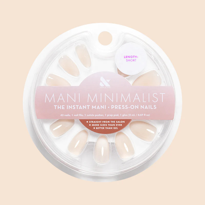 Milky Syrup Gradient - Press-On | Medium | Almond | Olive & June