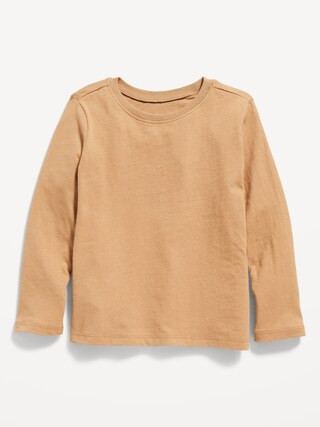 Unisex Long-Sleeve Solid T-Shirt for Toddler | Old Navy (US)
