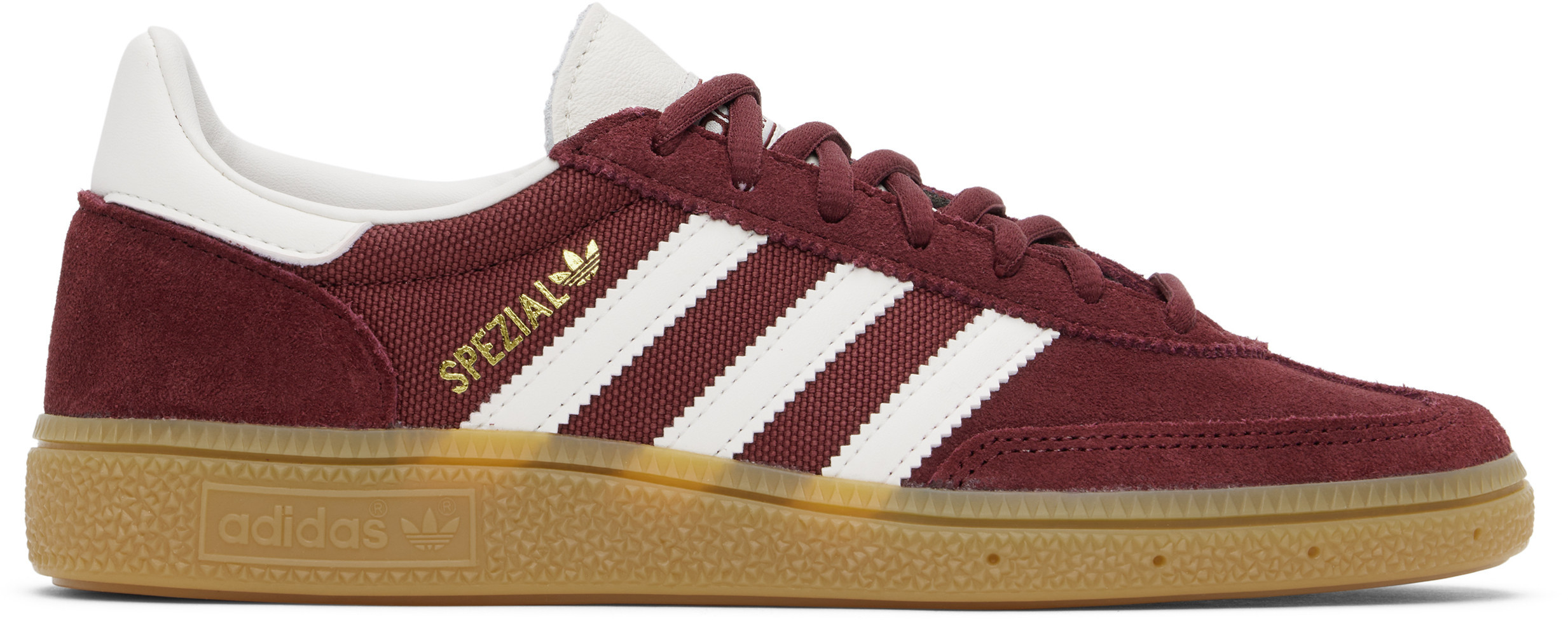 adidas Originals Burgundy Handball Spezial Sneakers | SSENSE