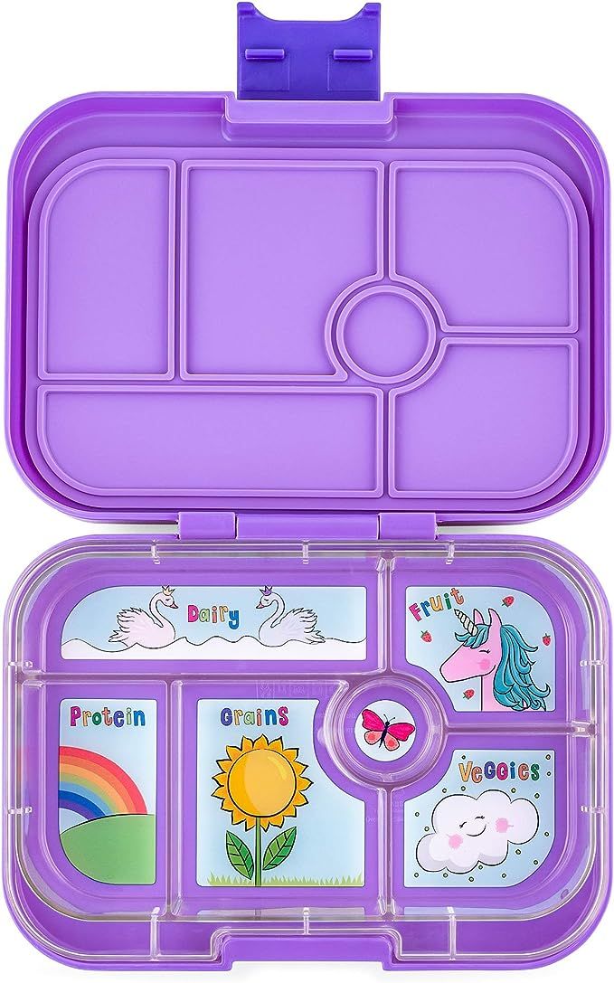 Yumbox Original Leakproof Bento Lunch Box Container for Kids (Dreamy Purple Original) | Amazon (US)